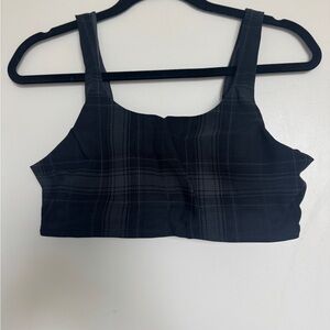ALO Yoga Vapor Legacy Plaid Bra Size L